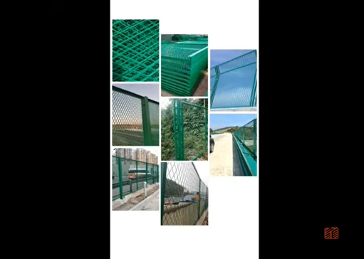 Anti-Glare Fence Made Of Expanded Metal Mesh