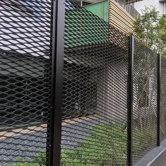 Aluminum Expanded Metal Fence Steel Expanded Sheet Security Mesh