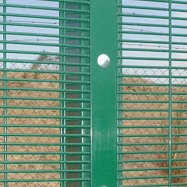3D curved garden fence pvc coated welded mesh fence galvanized 358 anti-climbing fence