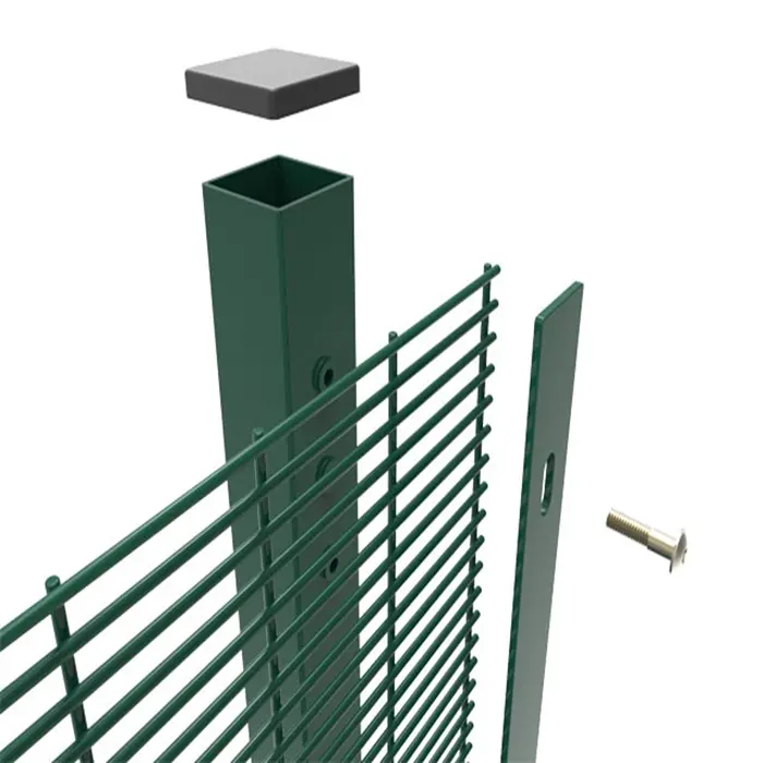 High Security Pvc Coated 358 Anti Climb Anti Cut Fencing 2.5M Warehouse Security Fence