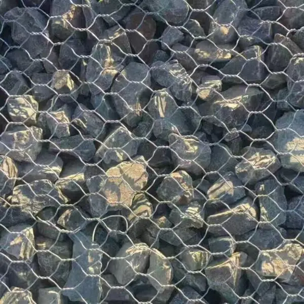 Hexagonal stone gabion wire mesh / PVC Coated Gabion Box / sack gabion wall