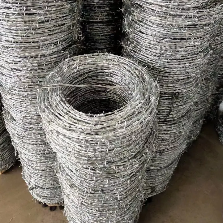Residential Security Hot dipped Galvanized Barbed Wire Fencing