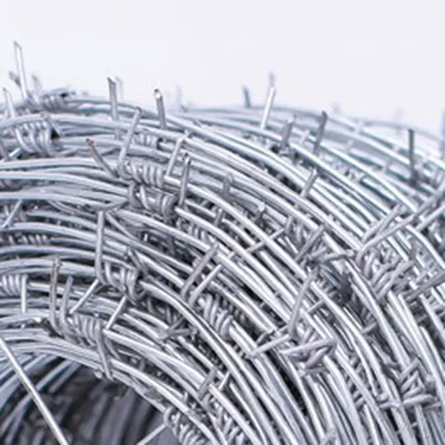 Strong wear resistance and defensive galvanized barbed wire