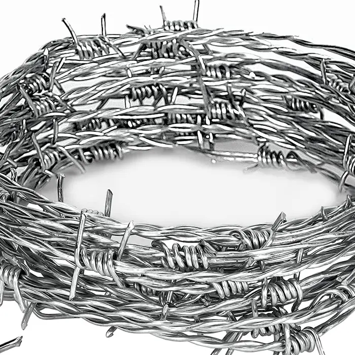 High Quality Iron Barbed Wire Price Galvanized Metal Barbed Wire Farm Fence