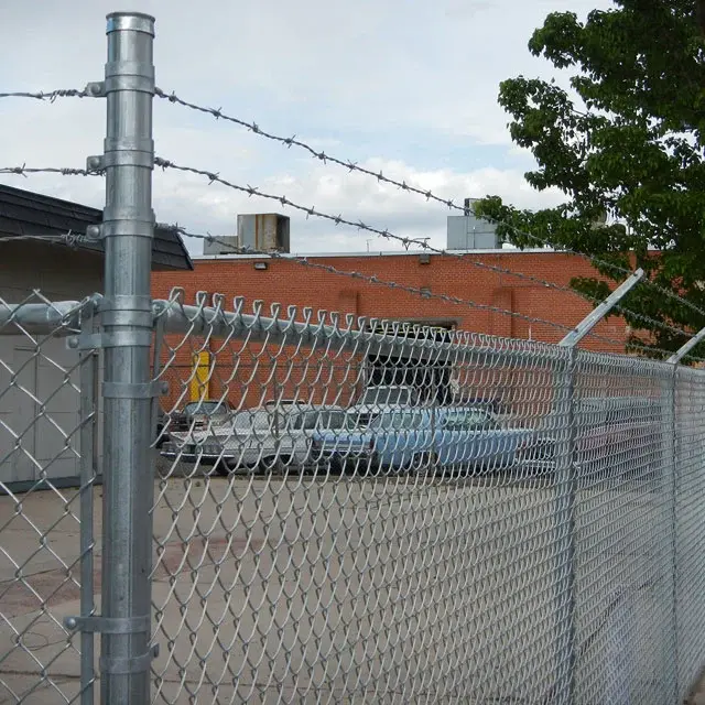 Hot Sale Customized Galvanized Chain Link Fence In Steel Wire Mesh