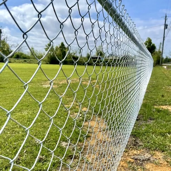Anping High Quality Used chain link wire mesh hot dipped galvanized pvc coated Chain Link Fence