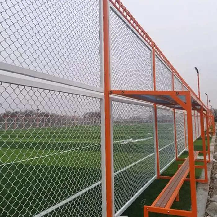 Heavy duty aluminum angle post chain link fencing galvanized for sale