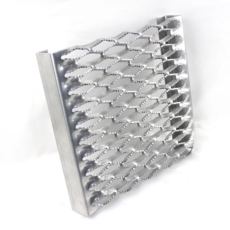 Anti Skid Plate Aluminum Walkway Floor And Roof Grating
