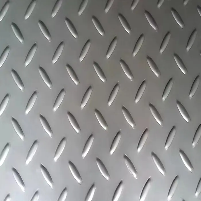 304 stainless steel embossed checkered diamond plate