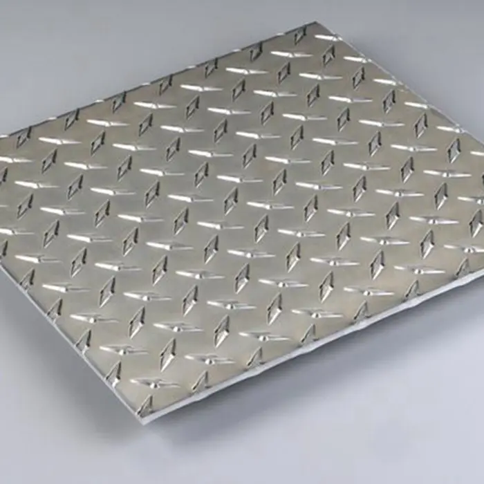 301 304 316 Stainless Steel Pattern Plate Diamond Tread Chequered Anti Skid Embossed Checkered