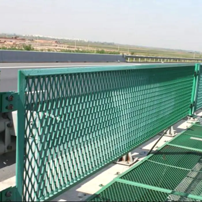 Bridge anti throwing fence expanded mesh metal fencing