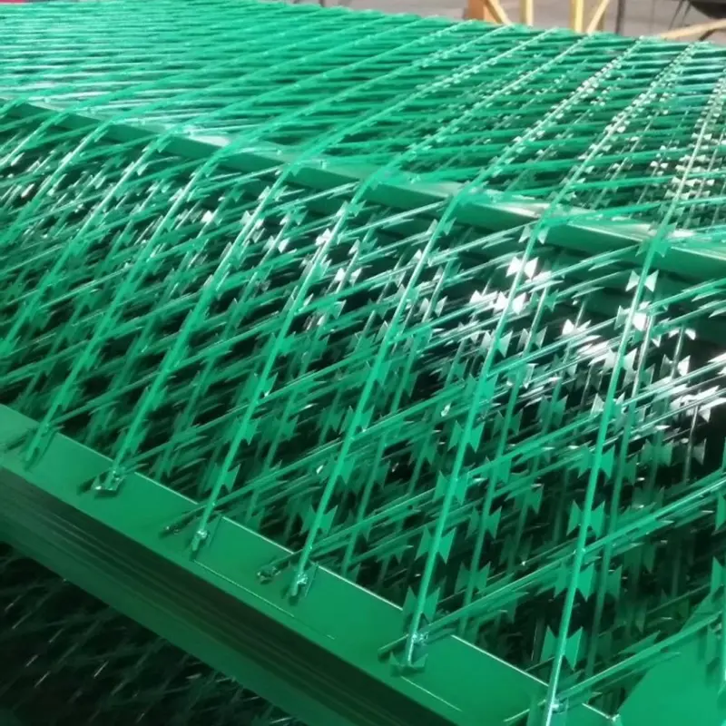 High quality razor barbed wire double concertina razor wire factory