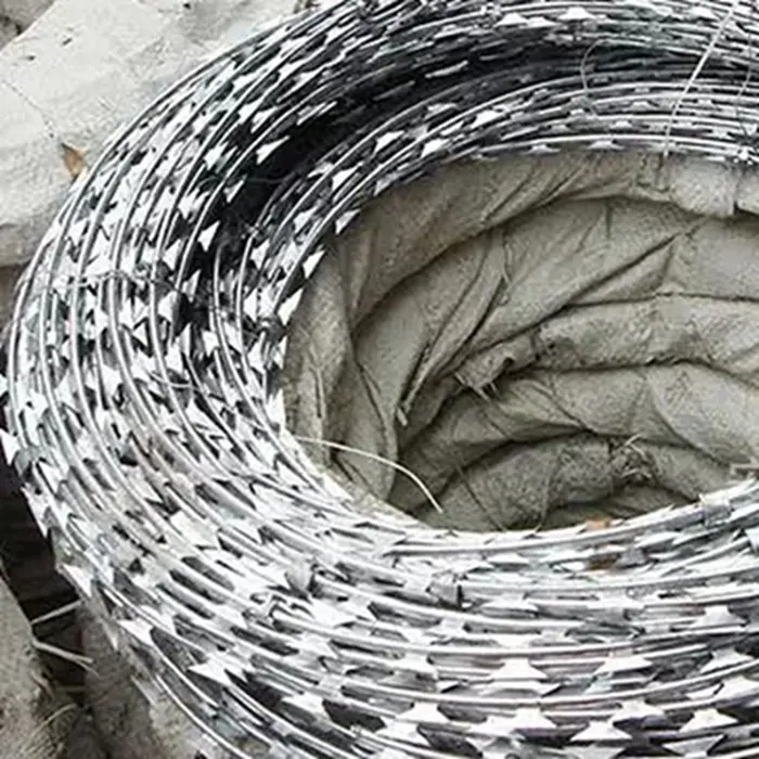 Real Factory Low Price Stainless Steel 304 Razor Barbed Wire Galvanized Concertina Razor Wire