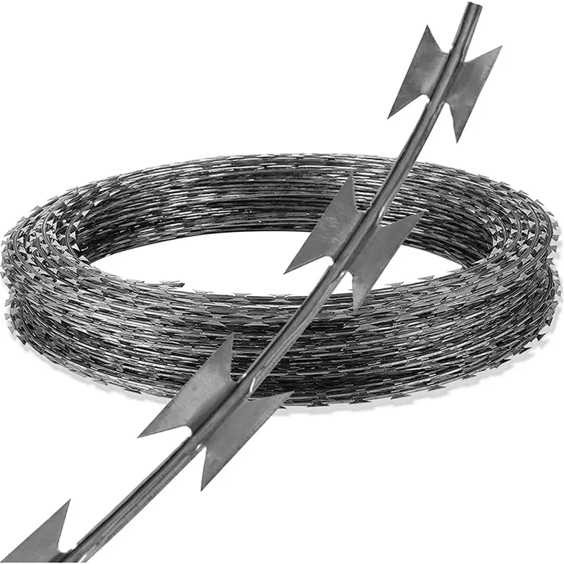 Hot Dipped Galvanized Anti-rust Concertina Razor Barbed Wire fence