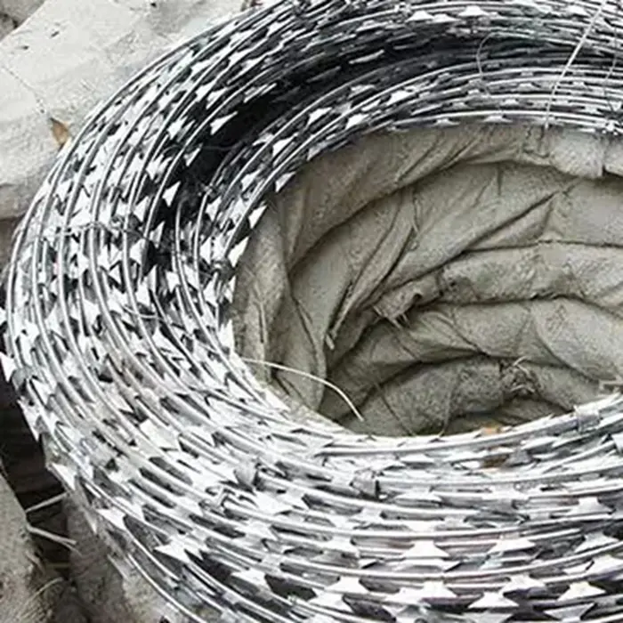 ODM stainless steel razor wire mesh fence for outdoor