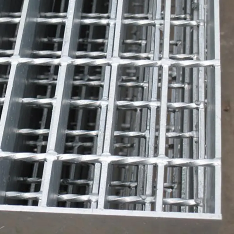 Outdoor Heavy Duty Steel Grate for Sidewalk Galvanized Steel Grating