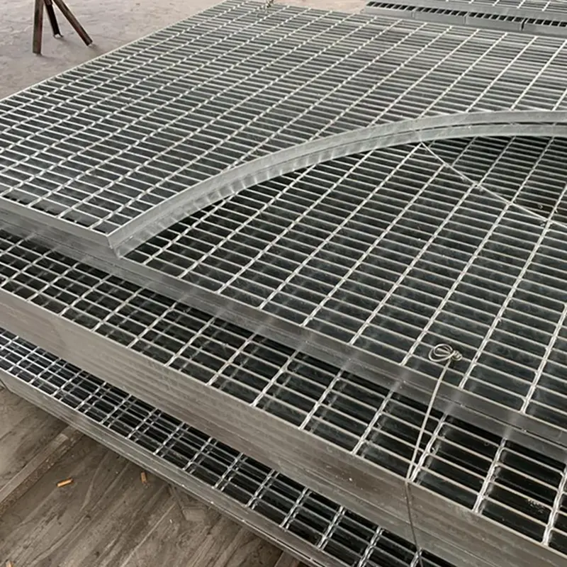 Heavy Duty 304 316 Stainless Steel Grating Drainage Cover Serrated Steel Grating for Walkway Platform