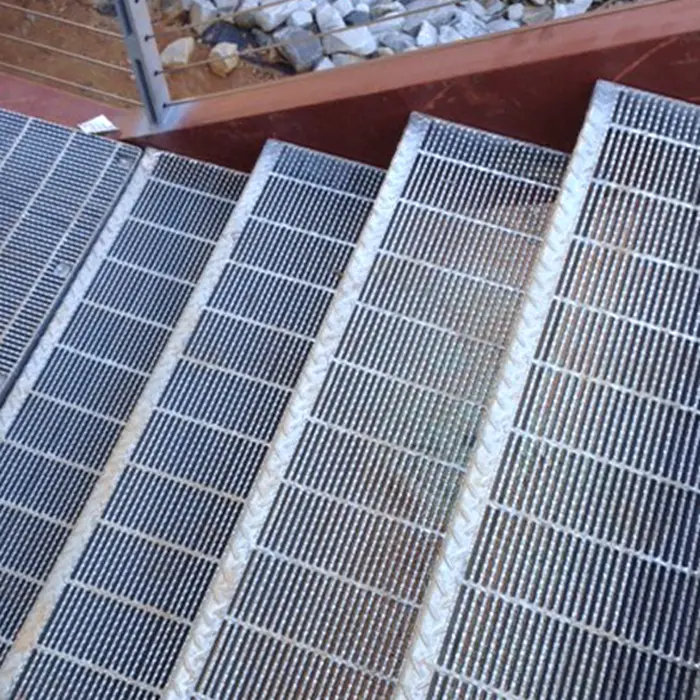 Galvanized bar grating stair treads steel grate for workshop