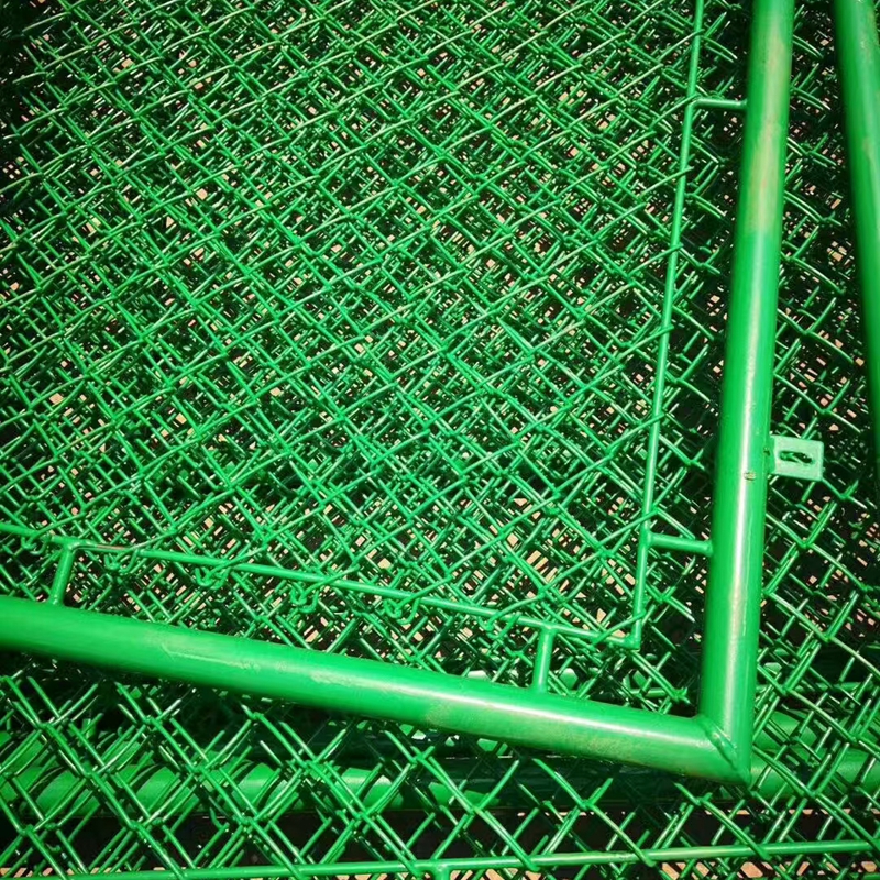 Metal frame guardrail frame isolation fence for construction site Metal frame guardrail frame isolation fence for construction site