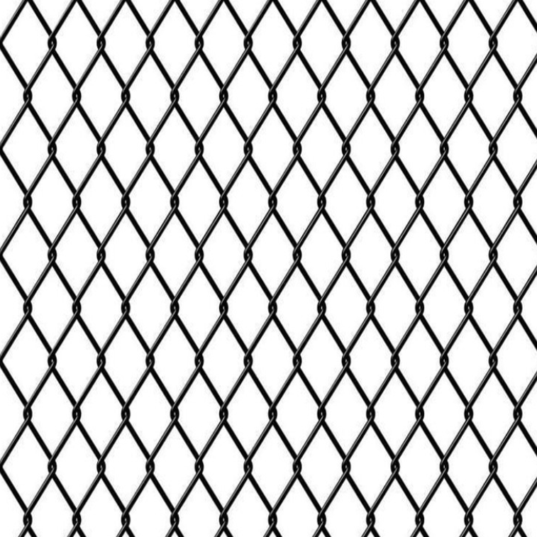 The chain link fence at the stadium The chain link fence at the stadium