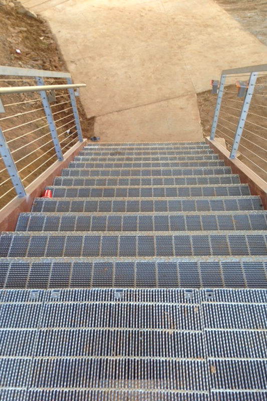 High Quality Factory Walkway Hot Dip Galvanizing Process Steel Grating