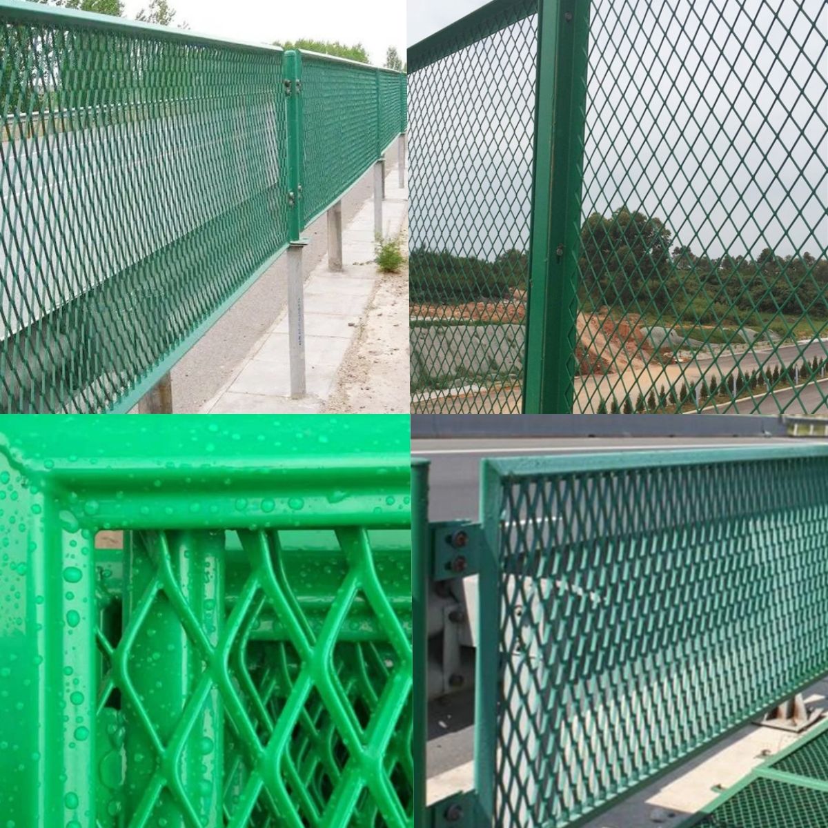 Frame Material Fencing Wire Expanded Metal Mesh Fence Anti-Throwing Fencing Anti Glare Fence