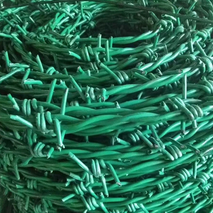 Hot Dip Galvanized iron barbed wire Mesh for Farm Prevent Climbing Fence