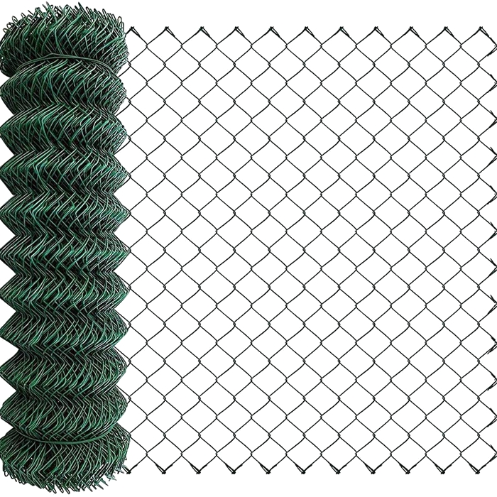 PVC coated garden chain link fence galvanized playground chain link fence