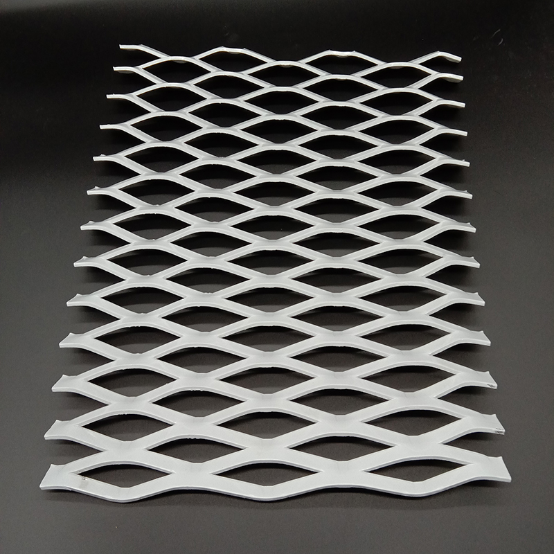 Non-glare metal expanded fence panel for highspeed way